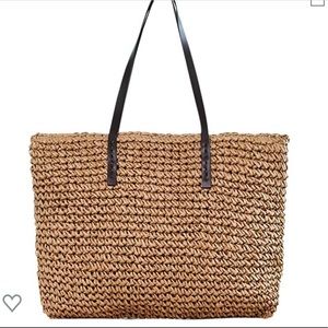 SALE‼️ Large  woven straw tote bag